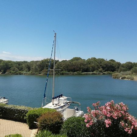 Vue Lagune Et Bateaux A 100M De La Plage Saint-Cyprien (Pyrenees-Orientales) Exterior foto